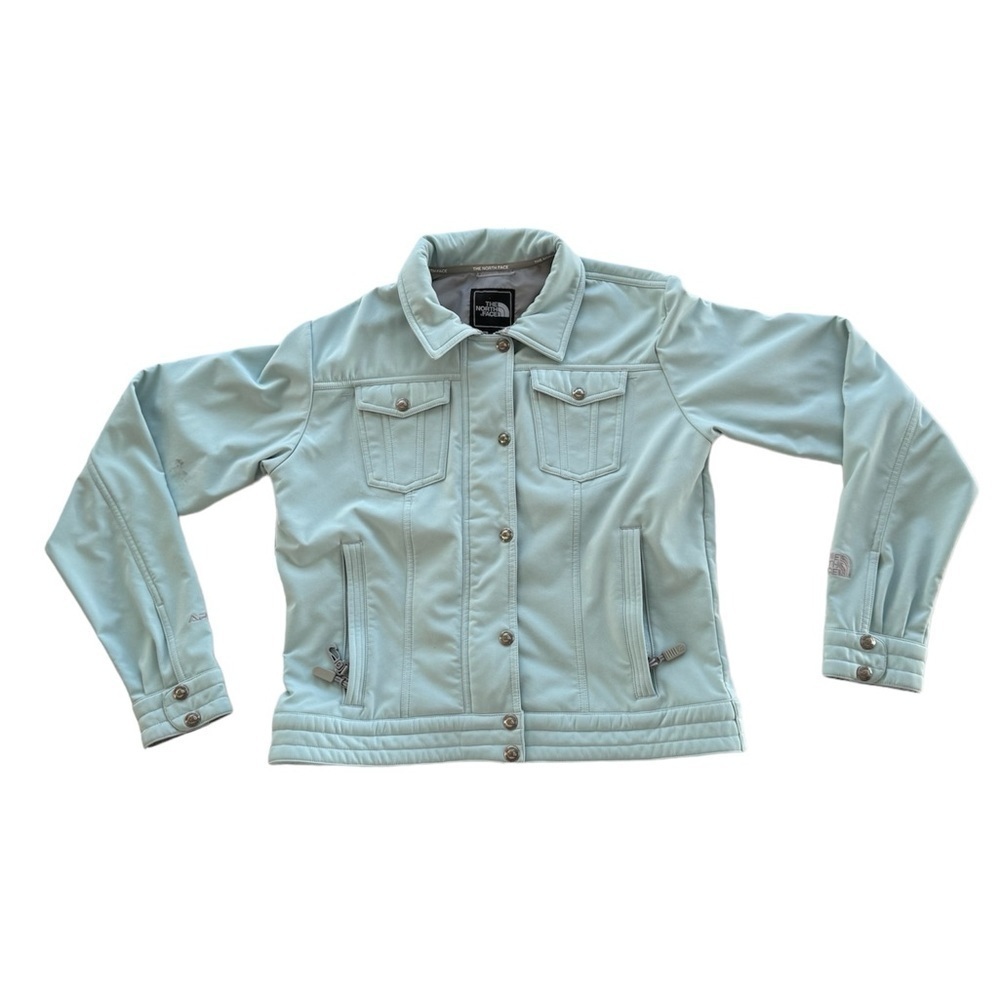 The North Face Apex Women’s Moto Jacket BLUE Size Med Lightweight Gorpcore